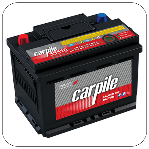 CarPile Car Battery 55Ah