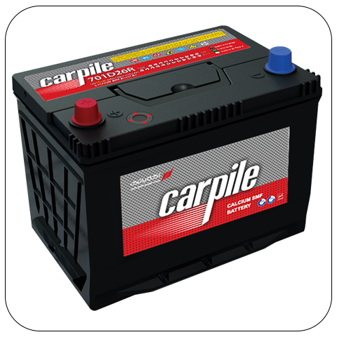 CarPile Car Battery 70Ah Straight