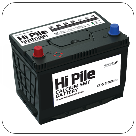 HiPile Car Battery 60Ah Straight 