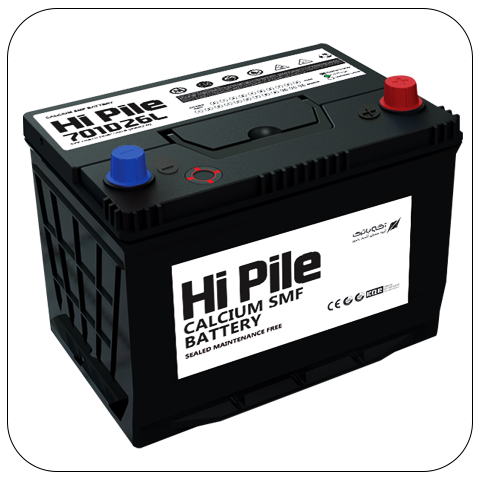 HiPile Car Battery 70Ah Reverse 