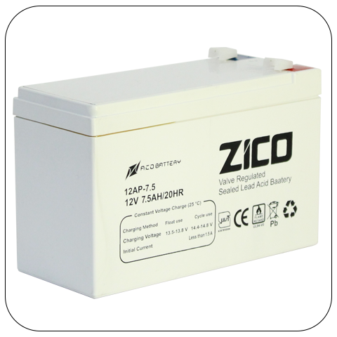 Zico Flame Retardant UPS Battery 7.5Ah