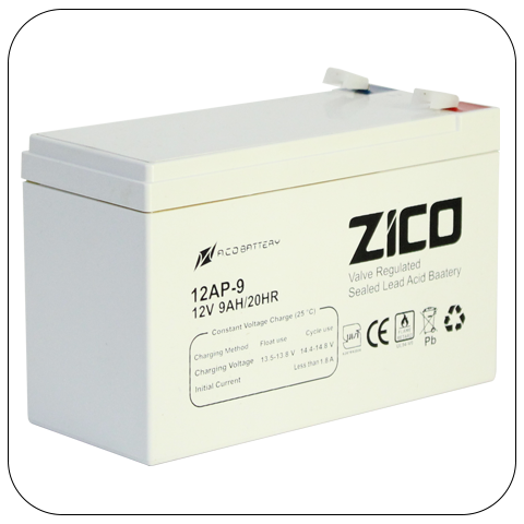 Zico Flame Retardant UPS Battery 9Ah