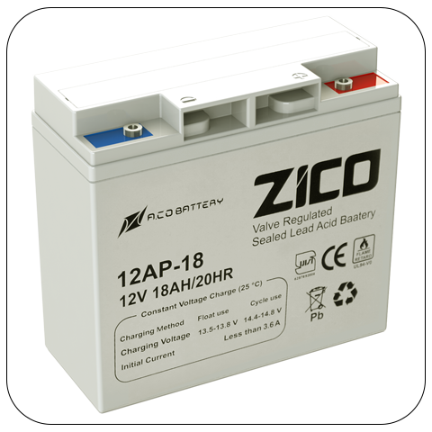 Zico Flame Retardant UPS Battery 18Ah