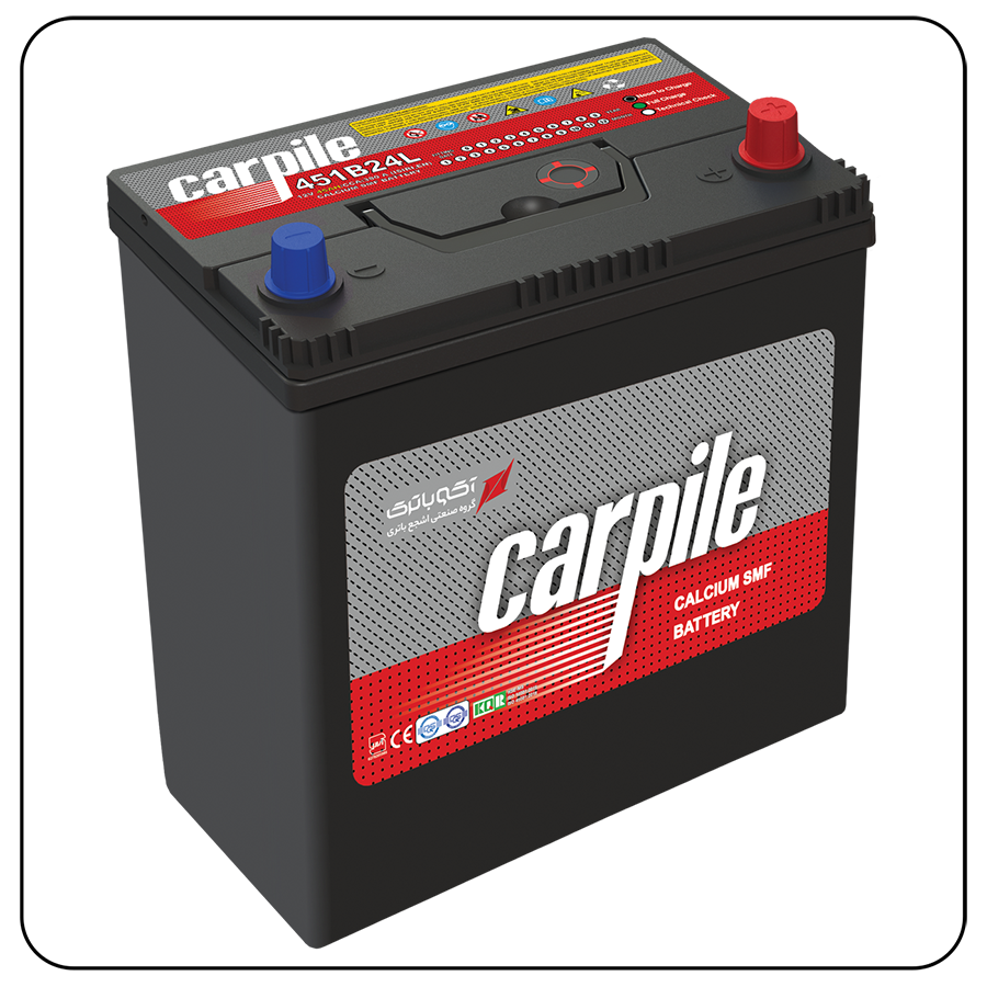 CarPile Car Battery 45Ah Reverse