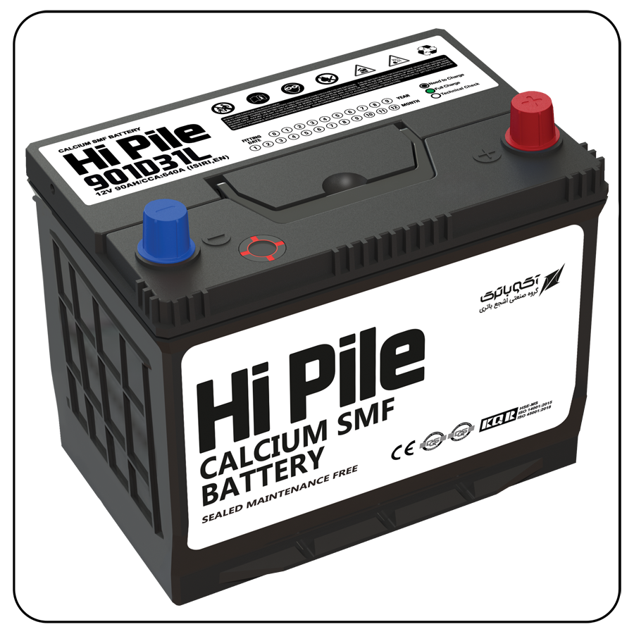 HiPile Car Battery 90Ah Reverse