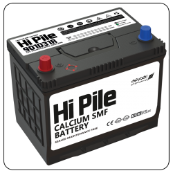 HiPile Car Battery 90Ah Straight