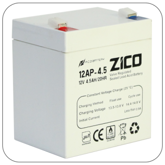 ZICO Flame Retardant UPS Battery 4.5Ah