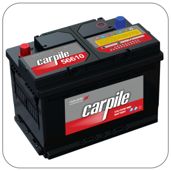 CarPile Car Battery 66Ah