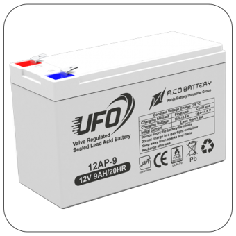 Flame Retardant UPS Battery 9Ah