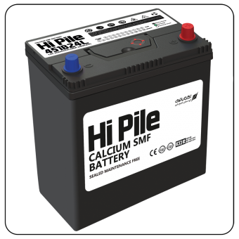 HiPile Car Battery 45Ah Reverse