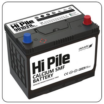 HiPile Car Battery 90Ah Reverse